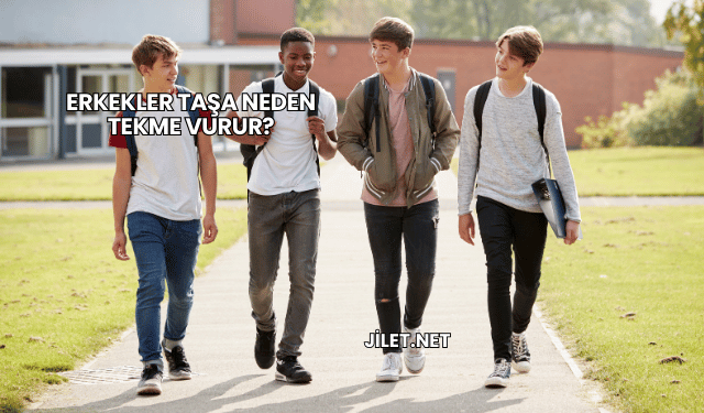 Erkekler Taşa Neden Tekme Vurur?