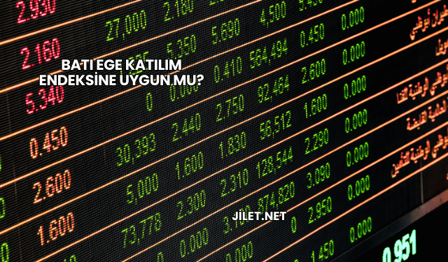 Batı Ege Katılım Endeksine Uygun mu?