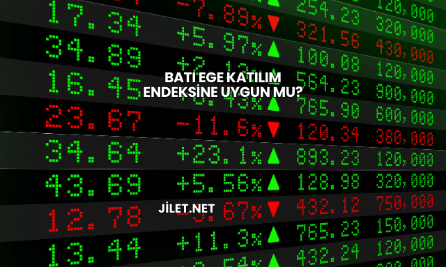 Batı Ege Katılım Endeksine Uygun mu?