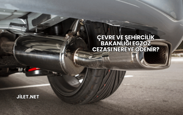 Çevre ve Şehircilik Bakanlığı Egzoz Cezası Nereye Ödenir?