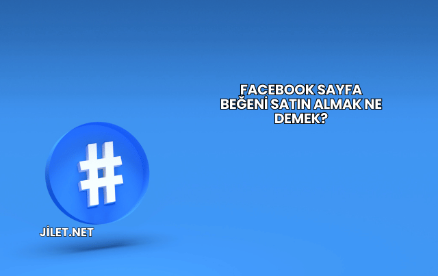 Facebook Sayfa Beğeni Satın Almak Ne Demek?