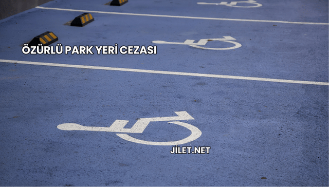 Özürlü Park Yeri Cezası