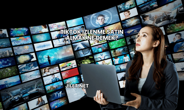 TikTok İzlenme Satın Almak Ne Demek?